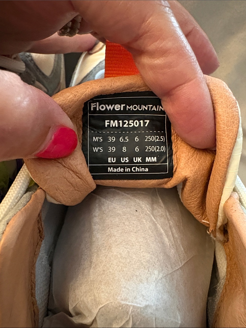 NWT Flower Mountain Yamabushi Sneaker in Beige - Sage - Picture 11 of 16